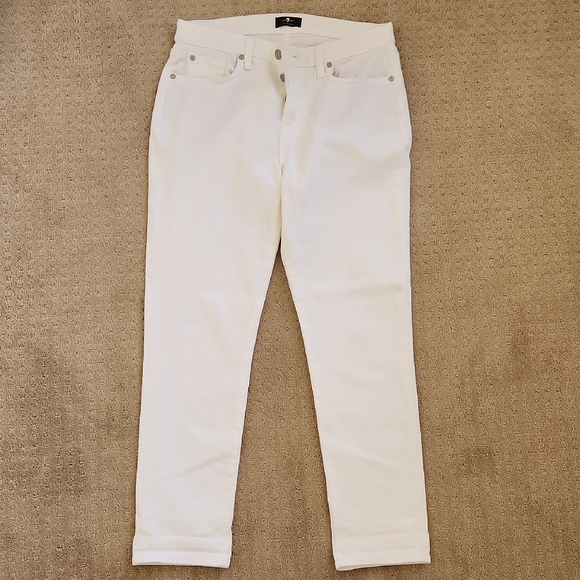 7 For All Mankind Denim - White Women's Jeans 7 For All Mankind